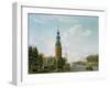 View of Amsterdam with the Montelbaanstower on the Oude Schans, 1777 (Oil on Canvas)-Isaak Ouwater-Framed Giclee Print