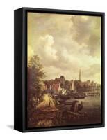 View of Amsterdam-Jacob Isaaksz. Or Isaacksz. Van Ruisdael-Framed Stretched Canvas