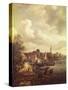 View of Amsterdam-Jacob Isaaksz. Or Isaacksz. Van Ruisdael-Stretched Canvas