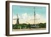 View of Amundsen's Arctic Sloop at Golden Gate Park - San Francisco, CA-Lantern Press-Framed Art Print