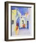 View of an Alley, 1914-August Macke-Framed Giclee Print