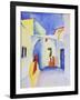 View of an Alley, 1914-August Macke-Framed Giclee Print