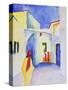 View of an Alley, 1914-August Macke-Stretched Canvas