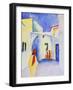 View of an Alley, 1914-August Macke-Framed Giclee Print