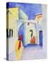 View of an Alley, 1914-August Macke-Stretched Canvas