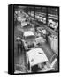 View of an Auto Plant and Workers-Ralph Crane-Framed Stretched Canvas