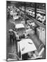 View of an Auto Plant and Workers-Ralph Crane-Mounted Photographic Print