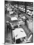 View of an Auto Plant and Workers-Ralph Crane-Mounted Photographic Print