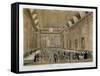 View of an Event in the Freemasons' Hall, Great Queen Street, Holborn, London, C1810-null-Framed Stretched Canvas