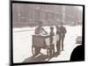 View of an Ice Cream Peddler on the Street, with Three Newsboys Buying Ice Cream, New York, c.1901-Byron Company-Mounted Giclee Print