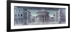 View of an Ideal City, 15th Century-Luciano Laurana-Framed Giclee Print