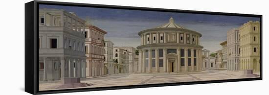 View of an Ideal City, or the City of God, After 1470-Luciano Laurana-Framed Stretched Canvas