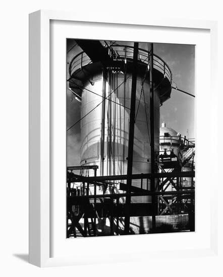 View of an Installation at a Texaco Oil Refinery-Margaret Bourke-White-Framed Photographic Print