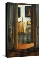 View of an Interior-Samuel van Hoogstraten-Stretched Canvas