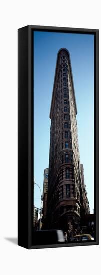 View of an Office Building, Flatiron Building, Manhattan, New York City, New York State, USA-null-Framed Stretched Canvas