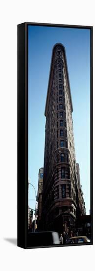 View of an Office Building, Flatiron Building, Manhattan, New York City, New York State, USA-null-Framed Stretched Canvas