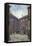 View of an old house in Great Winchester Street, City of London, 1880-John Crowther-Framed Stretched Canvas