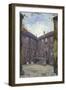 View of an old house in Great Winchester Street, City of London, 1880-John Crowther-Framed Giclee Print