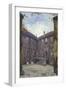 View of an old house in Great Winchester Street, City of London, 1880-John Crowther-Framed Giclee Print