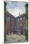 View of an old house in Great Winchester Street, City of London, 1880-John Crowther-Mounted Giclee Print