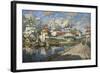 View of an Old Town, 1919-Konstantin Ivanovich Gorbatov-Framed Giclee Print