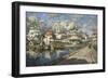 View of an Old Town, 1919-Konstantin Ivanovich Gorbatov-Framed Giclee Print