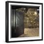 View of an Open Door of a Doorway-null-Framed Photographic Print