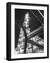 View of an Unidentified Refinery by Night-Andreas Feininger-Framed Photographic Print