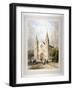 View of an Unknown Religious Building in Regent Square, St Pancras, London, 1842-Thomas Hosmer Shepherd-Framed Giclee Print