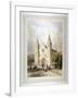 View of an Unknown Religious Building in Regent Square, St Pancras, London, 1842-Thomas Hosmer Shepherd-Framed Giclee Print