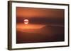 View of Andes Mountains at sunset, Chile, South America-Julio Etchart-Framed Photographic Print