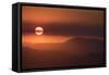 View of Andes Mountains at sunset, Chile, South America-Julio Etchart-Framed Stretched Canvas