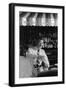 View of Andre's L'Omelette Restaurant Interior - Palo Alto, CA-Lantern Press-Framed Art Print