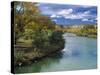 View of Animas River, New Mexico, USA-Massimo Borchi-Stretched Canvas