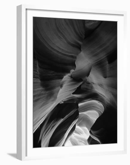 View of Antelope Canyon with Sunlight, Page, Arizona, USA-Adam Jones-Framed Premium Photographic Print