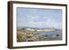 View of Antibes, 1893 (Oil on Canvas)-Eugene Louis Boudin-Framed Giclee Print