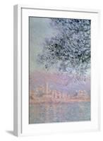 View of Antibes, Detail, 1888-Claude Monet-Framed Giclee Print