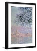 View of Antibes, Detail, 1888-Claude Monet-Framed Giclee Print