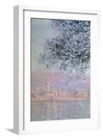 View of Antibes, Detail, 1888-Claude Monet-Framed Giclee Print