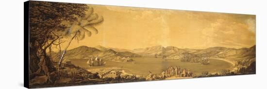 View of Antigua: English Harbour, Freeman's Bay, and Falmouth Harbour, Monk's Hill Etc, 1775-76-Thomas Hearne-Stretched Canvas