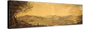 View of Antigua: English Harbour, Freeman's Bay, and Falmouth Harbour, Monk's Hill Etc, 1775-76-Thomas Hearne-Stretched Canvas