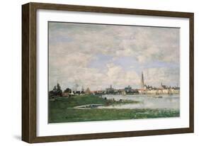 View of Antwerp. 1871-Eugène Boudin-Framed Giclee Print