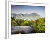 View of Ao Ton Sai and Ao Lo Dalam Beaches, Ko Phi Phi Don, Thailand-Ian Trower-Framed Photographic Print