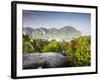 View of Ao Ton Sai and Ao Lo Dalam Beaches, Ko Phi Phi Don, Thailand-Ian Trower-Framed Photographic Print