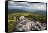 View of Appalachian Mountains from Grayson Highlands, Virginia, United States of America, North Ame-Jon Reaves-Framed Stretched Canvas