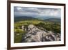 View of Appalachian Mountains from Grayson Highlands, Virginia, United States of America, North Ame-Jon Reaves-Framed Photographic Print