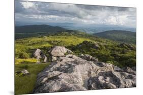 View of Appalachian Mountains from Grayson Highlands, Virginia, United States of America, North Ame-Jon Reaves-Mounted Photographic Print