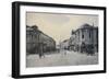 View of Arbat Street in Winter, Moscow, Russia, Early 20th Century-null-Framed Giclee Print