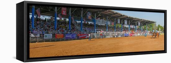 View of Arcadia All-Florida Championship Rodeo, Arcadia, DeSoto County, Florida, USA-null-Framed Stretched Canvas