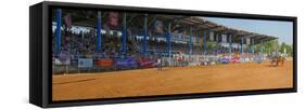 View of Arcadia All-Florida Championship Rodeo, Arcadia, DeSoto County, Florida, USA-null-Framed Stretched Canvas